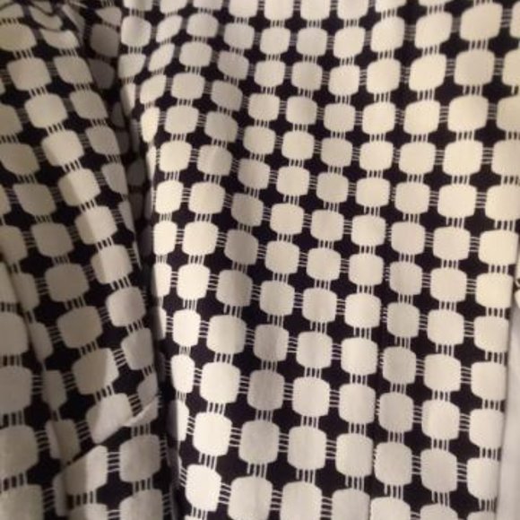 Covington Black & White Tie Belt Blazer Jacket - Picture 2 of 5